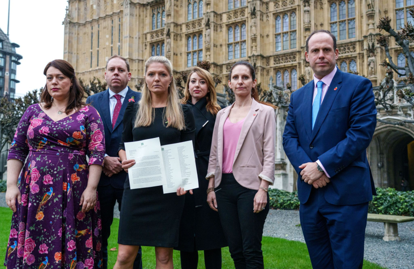 MPs deliver letter to No11 Downing Street