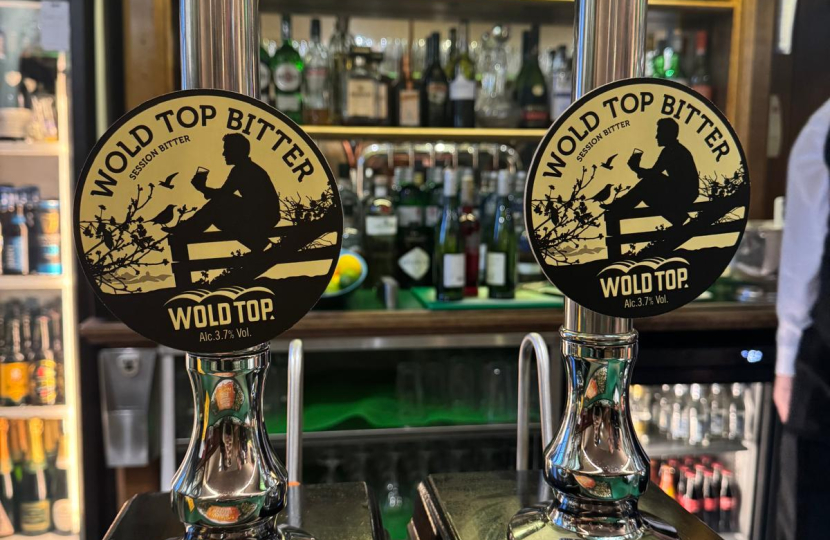 Wold Top on tap in the HoC bar