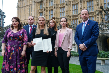 MPs deliver letter to No11 Downing Street